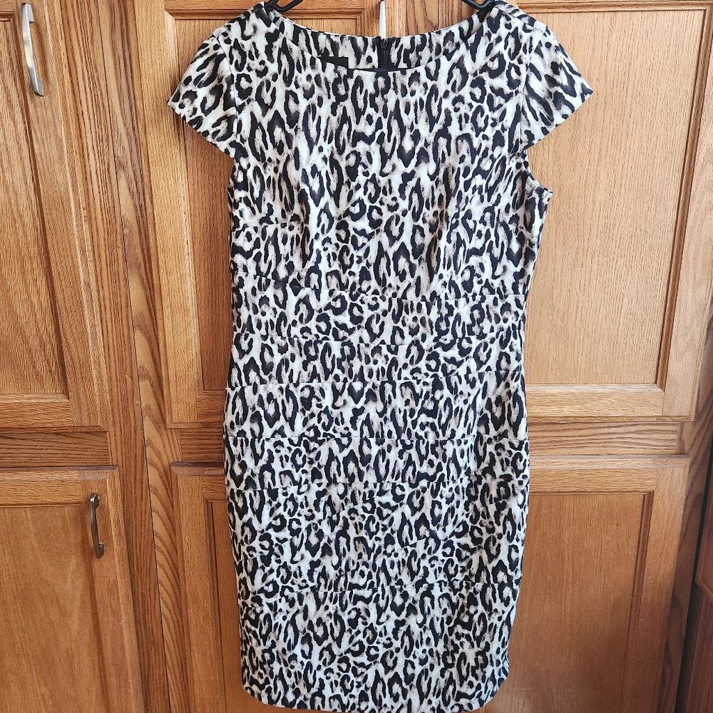 ALYXdress Leopard Print Midi Dress Size 8